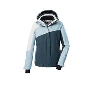 Killtec KSW 26 WMN Ski Jacket/Functional Jacket with Zip-Off Hood and Snow Guard Light Ice Blue, 46, 43412-000