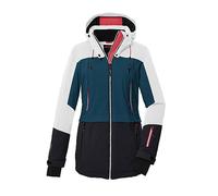 Killtec Women's Ksw 91 Wmn Ski Functional Jacket with Zip-Off Hood and Snow Guard, White, 40