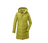 Killtec Women's Quilted Parka with Zip-off Hood, Pistachio, 44