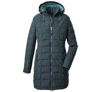 Killtec Women's Skane Wmn Quilted Jacket with Down Look and Removable Hood