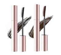 Kilmargo Mascara De Pestañas, Hencethus Mascara, Comparison Mascaras Volume and Length, Tubing mascara Black & Brown for Lash Makeup, Waterproof & Sweatproof, Long-Lasting Non-Smudged (2pcs)