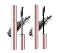 Kilmargo Mascara De Pestañas, Hencethus Mascara, Comparison Mascaras Volume and Length, Tubing mascara Black & Brown for Lash Makeup, Waterproof & Sweatproof, Long-Lasting Non-Smudged (Black*2)