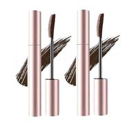 Kilmargo Mascara De Pestañas, Hencethus Mascara, Comparison Mascaras Volume and Length, Tubing mascara Black & Brown for Lash Makeup, Waterproof & Sweatproof, Long-Lasting Non-Smudged (Brown*2)