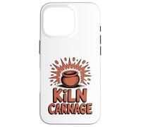 Kiln Carnage Funny Pottery Humorous Clay Explosion Case for iPhone 16 Pro