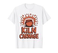 Kiln Carnage Funny Pottery Humorous Clay Explosion T-Shirt
