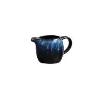 Kiln Changes Creative Ceramic Milk Jug with Handle Restaurant Steak Sauce Pot Milk Pot Gravy Boats Kitchen Retro Seasoning Tools(D Blue(80ml))
