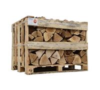 Kiln Dried Birch Firewood Crate - 1m³ Dry Birch Hardwood Firewood | Fire Logs | Wood | Heat Logs | Perfect for a Log Burner, Wood Burner, Fire Pit, Pizza Oven or Chiminea | Ready To Burn Certified