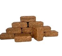 Kiln Dried Briquette Blocks, Natural Compressed Heat Briquettes for Log Burners, Campfires, Fire Pit & More. 24 Briquettes. Free Fast Delivery.