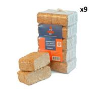 Kiln Dried Briquette Firewood Ruf Heat Blocks Ready To Burn 90 Blocks By Laeto Firewood Depot