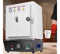 Kiln for Pottery, 1500W Electric Muffle Furnace with Observation Window, PID Temperature Control for DIY Projects and Plaster Mold Baking, Maximum Temp 2102℉