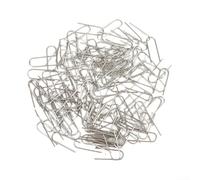 Kiln Kiln Use 21 Gauge Nichrome Wire Jump Rings U Shaped Ceramic Hanging Hooks with Plastic Storage Box 50/100/200 Pieces Heat Resistant (200pcs)