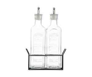 Kilner 0025.028 Set of 2 Oil Infusion Set 0.6L, Glass