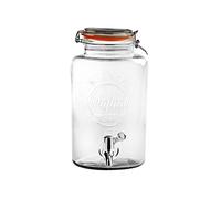 Kilner 25.405 Garden Party beverage donors for a vintage drink service, 5 l