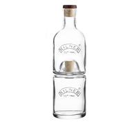 Kilner 25.838 2 Piece Stackable Bottle Set Ideal for Storing Oil and Vinegar or Whisky and Water, 10.1 x 10.1 x 30.5 cm