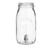 Kilner 3 Litre Glass Storage Jar with Dispensing Tap Ideal for Daily Water Intake, Infused Drinks, and Cocktails Perfect for Home Hosting, Parties & Buffets