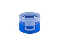 Kilner 300 ml Blue Glass Lunch Bowl with Airtight Lid for Snacks & Meals | Compact glass bowl keeps snacks and small meals fresh with an airtight, leak-resistant lid, ideal for food on the go