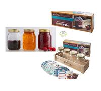 KILNER 31 PIECE PRESERVE SET JAM YOUGART SWEETS FOOD ITEM STORGAE GIFT SET