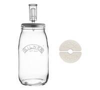 Kilner 3L Fermentation Set Glass Jar with Air Lock, Lid, Weights, Recipe Book