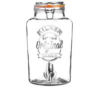 Kilner 5L Glass Drink Dispenser With Tap Clip Top Bottle Cocktails Punch Juice