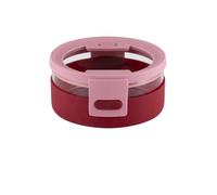 Kilner 700 ml Pink Glass Lunch Bowl with Airtight Lid for Snacks & Meals | Generous glass bowl keeps lunches and meals fresh with an airtight, leak-resistant lid, ideal for food on the go