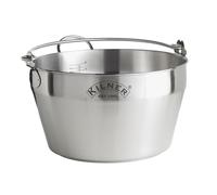 Kilner 8 Litre Stainless Steel Preserving Pan with Encapsulated Base Ideal for Jam, Chutneys, Soups and Stews
