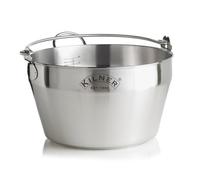 Kilner 8 Litre Stainless Steel Preserving Pan with Encapsulated Base Ideal for Jam, Chutneys, Soups and Stews