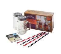 Kilner 9 Mug, Straw & Lid Set