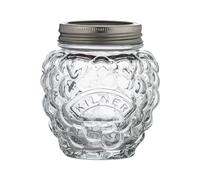 Kilner Berry Fruit Preserve Jar 0.4 Litre | Airtight rubber seal keeps contents fresh; ideal for organising dry pantry goods or condiments on open countertops.