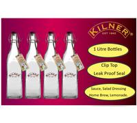 Kilner 1L Clip-Top Preserve Bottle