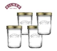 Kilner Canning Glass Jars 4pc Kilner 350ml Wide Mouth Containers Preserve Jars