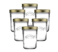 Kilner Canning Glass Jars 6pc Kilner 350ml Wide Mouth Containers Preserve Jars