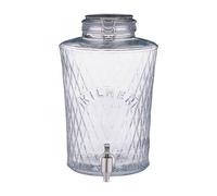 Kilner Clip Top Diamond Dispenser 8L with Stainless Steel Tap