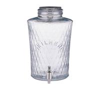 Kilner Clip Top Diamond Dispenser 8L With Stainless Steel Tap