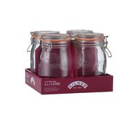 Kilner Clip Top Round Jar 1L Tray Of 4 [0025.022]