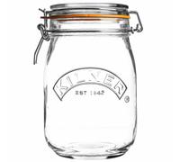 Kilner Clip Top Round Preserving Jars for Airtight Food Storage, Pickles & Jam