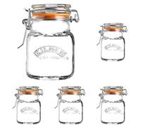 Kilner Clip Top Square Glass Spice Jar - 70 ml,