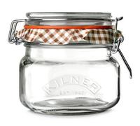 Kilner Clip Top Jar Square 0.5 Litre