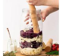 Kilner Fermentation Wood Packer & Fermentation Set 1 Litre