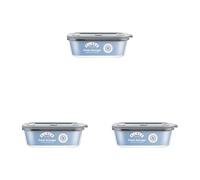 Kilner Fresh Storage 0.63 Litre Airtight Glass Container Durable Leakproof Lid with Vacuum Seal for Food Storage Leftovers Snacks Meal Prep Batch Cooking (Pack of 3)