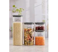 Kilner Fresh Storage 4 Piece Pantry Set 1 X 0.5 L, 1X 1L, 1 X 1.5L And 1 X 2L Clear