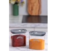 Kilner Fresh Storage 700Ml Spice Jar Set Of 2 Print