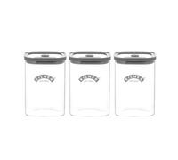 Kilner Fresh Storage Square Jar 1 Litre - Set Of 3