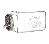 Kilner Fridge Drinks Dispenser 3Litre Capacity Soda Lime Glass Easy Pour Tap