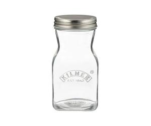 Kilner Glass Bottle Juice Sauce Reusable BPA Free Wide Neck Storage - 0.5 Litre
