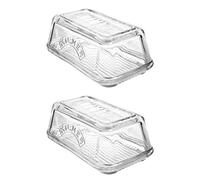 Kilner Glass Container Butter Dish Clear/Transparent (Pack of 2)