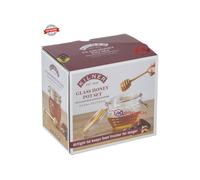 Kilner Glass Honey Pot with Wooden Dipper 0.4 Litre / 13.5 US fl oz
