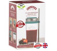 KILNER Glass Smoothie Making Set-0.5 L/17 OZ.