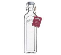 Kilner Grey Clip Top Bottle - For Storing Oils, Vinegars, Cordials - 1 Litre
