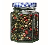 Kilner Hexagonal Twist Top Jars - Classic 110ml Jar, Case of 12, Spices