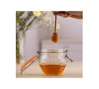 Kilner Glass Honey Pot with Dipper 0.4 Litre (400ml) Airtight Storage Jar for Honey Treacle Syrup
